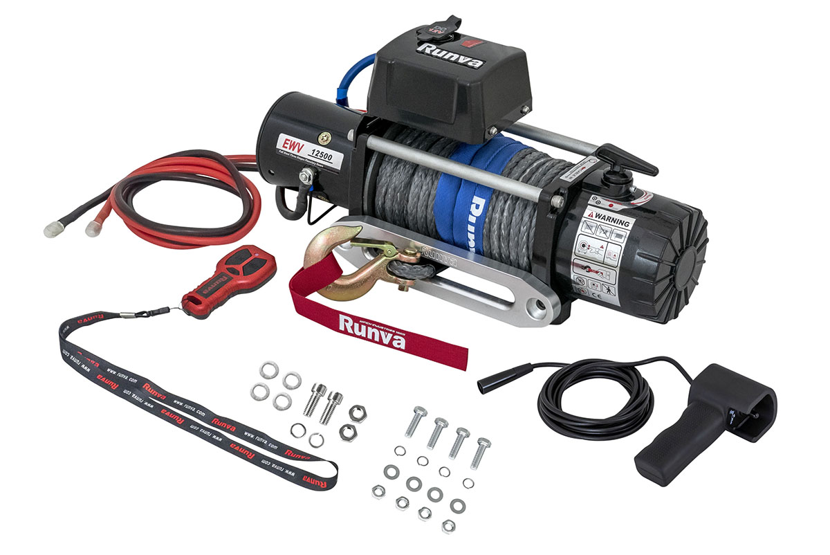 картинка Лебёдка Runva 12500 lbs 5670 кг 12В синтетика