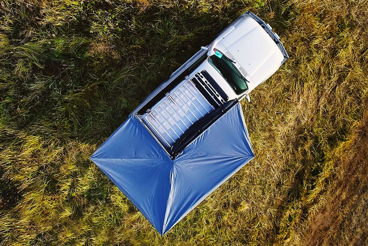 картинка Маркиза автомобильная РИФ веерная, безопорная 2х2,3 м (правая)