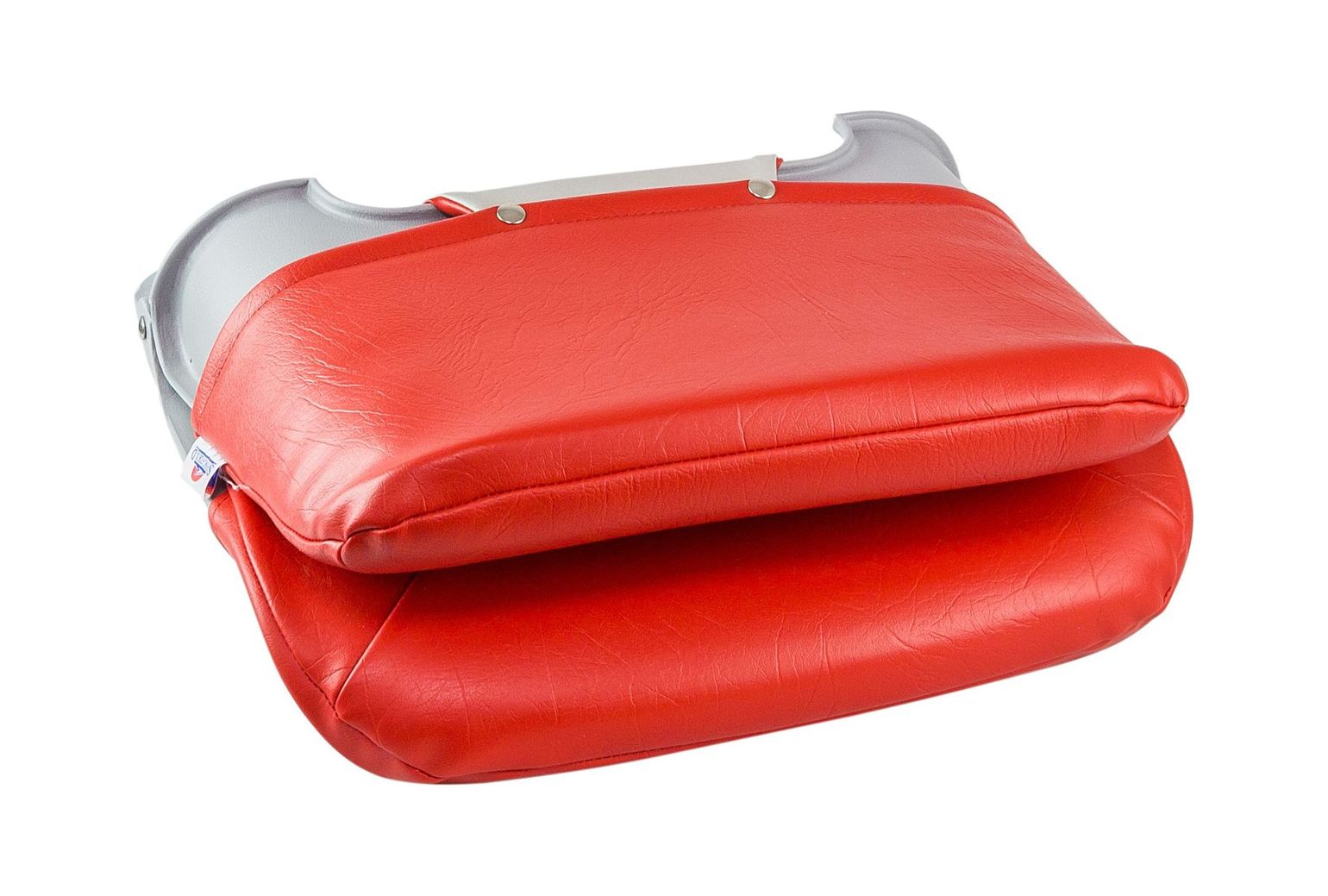 картинка Кресло складное мягкое SKIPPER, цвет серый/красный