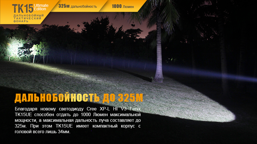 Фонарь Fenix TK15UE2016gr