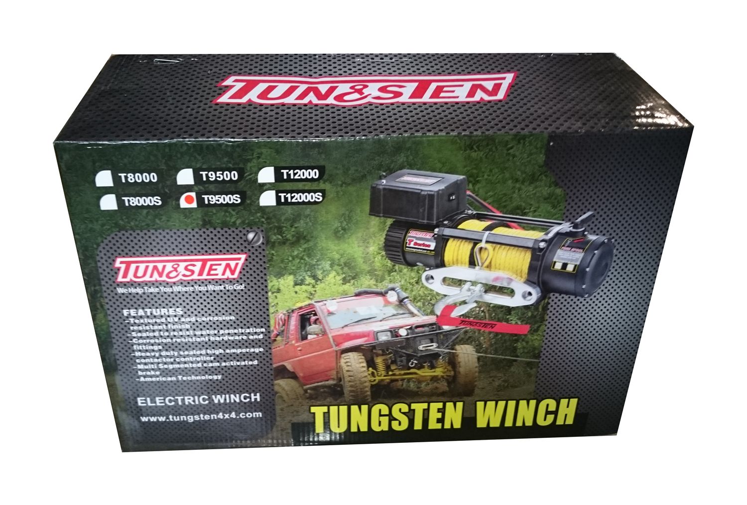 Лебедка Tungsten Winch 9500 синтетика