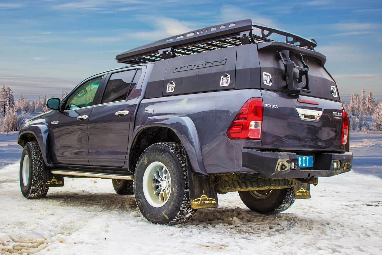 картинка Багажник KDT для кунга Mitsubisi L200 Triton алюминиевый