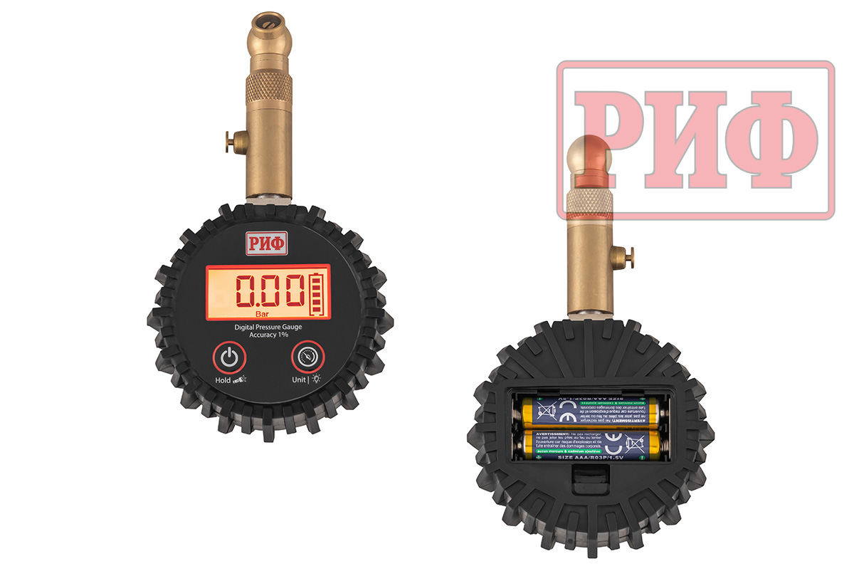 картинка Манометр цифровой РИФ 0,3 до 7 атм.