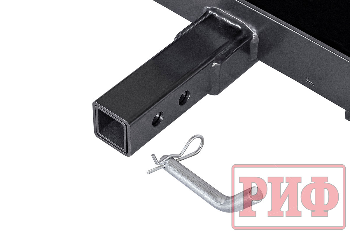 картинка Переносная лебедка РИФ 9500S c квадратом для фаркопа, сталь (облегченная)