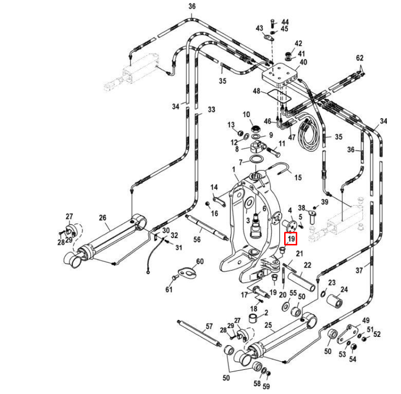 картинка Втулка пластиковая MERCRUISER BRAVO  (Quicksilver)