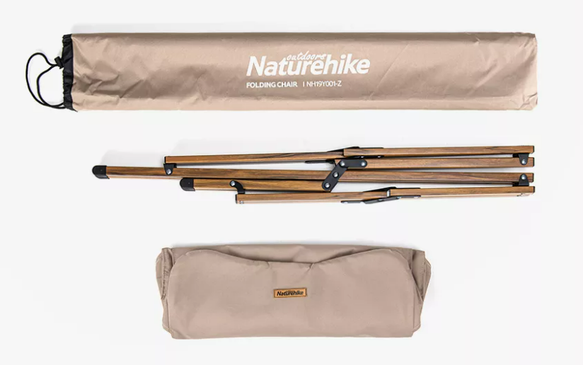 картинка Кресло туристическое Naturehike MW01, складное, черное, до 120 кг