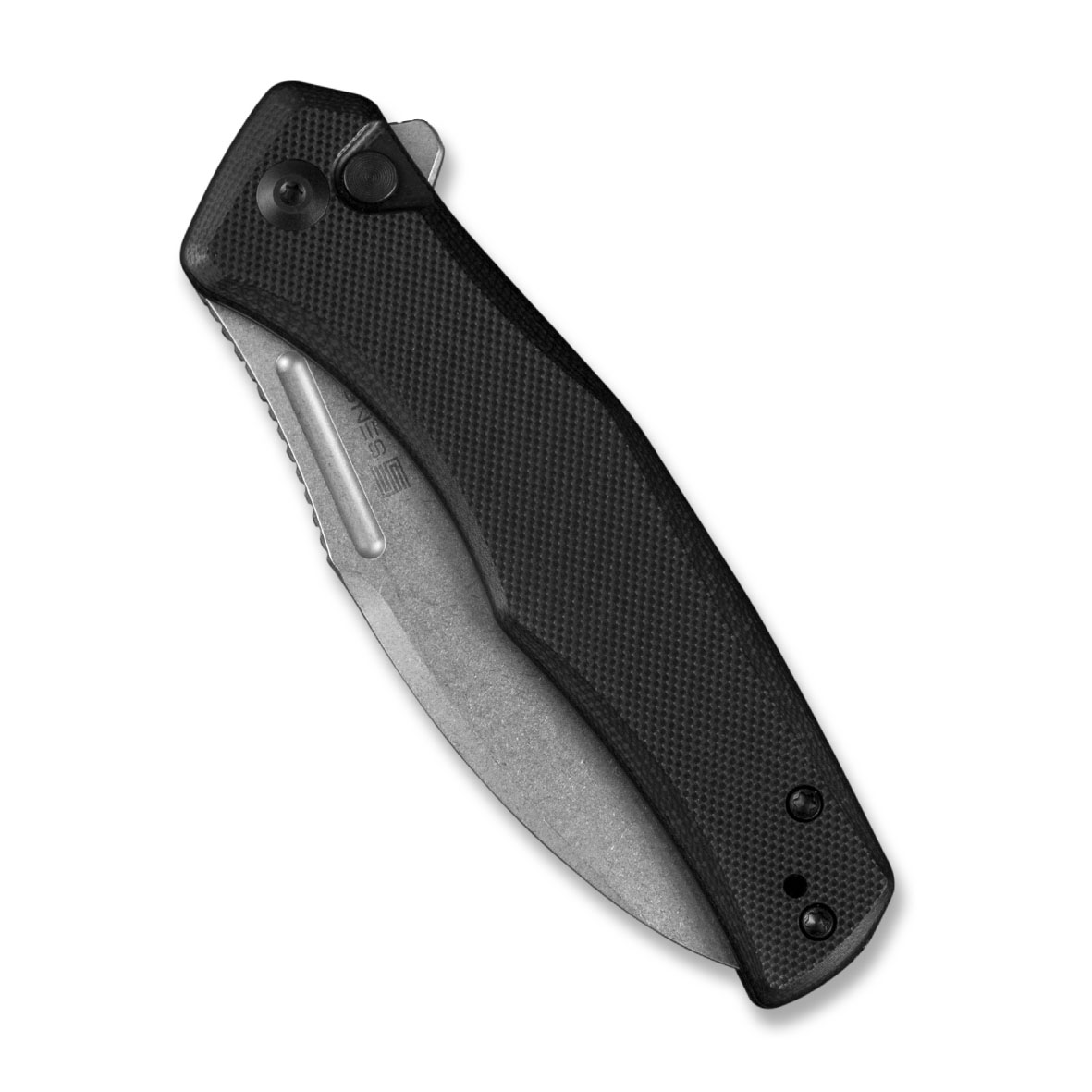 картинка Складной нож SENCUT Watauga D2 Steel Stonewashed Handle G10 Black