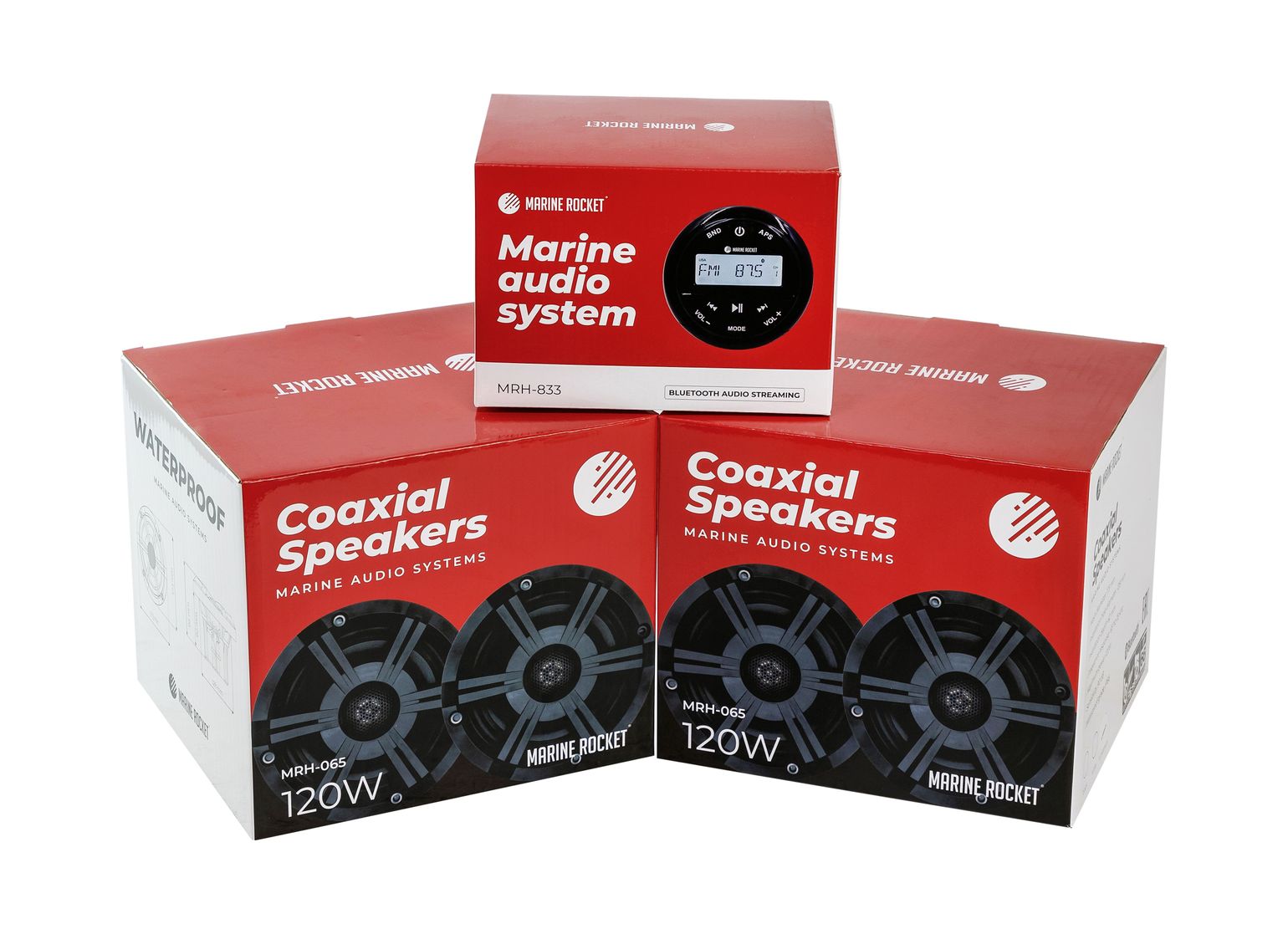 картинка Морская акустика Marine Rocket MRH-833 (комплект 4DP)