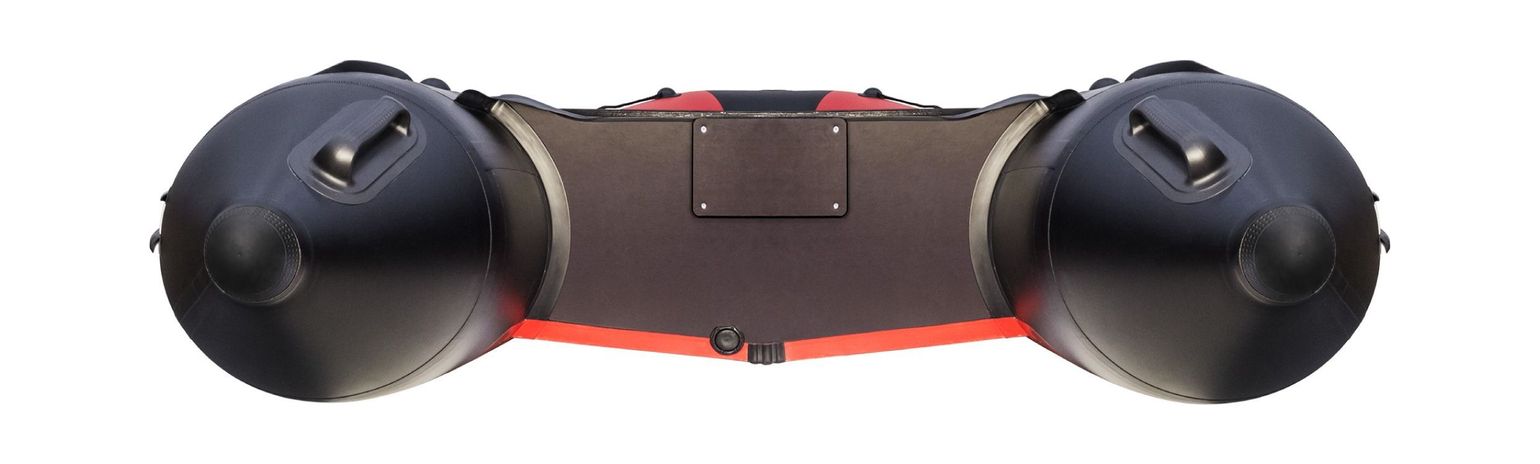 картинка Надувная лодка ПВХ, Ривьера Компакт 3600 НДНД Комби, красный/черный