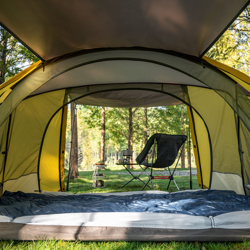 картинка Палатка Naturehike Butterfly 2-местная, алюминиевый каркас, бело-зеленый