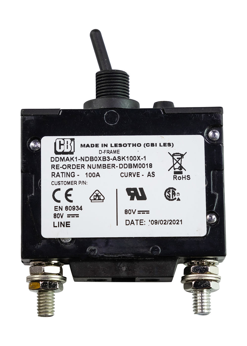 картинка Предохранитель якорной лебедки Italwinch, 100А