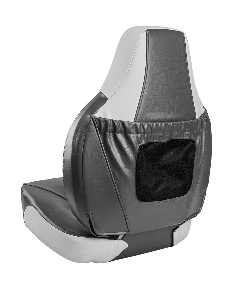 картинка Кресло складное мягкое FISH PRO, серый/темно-серый