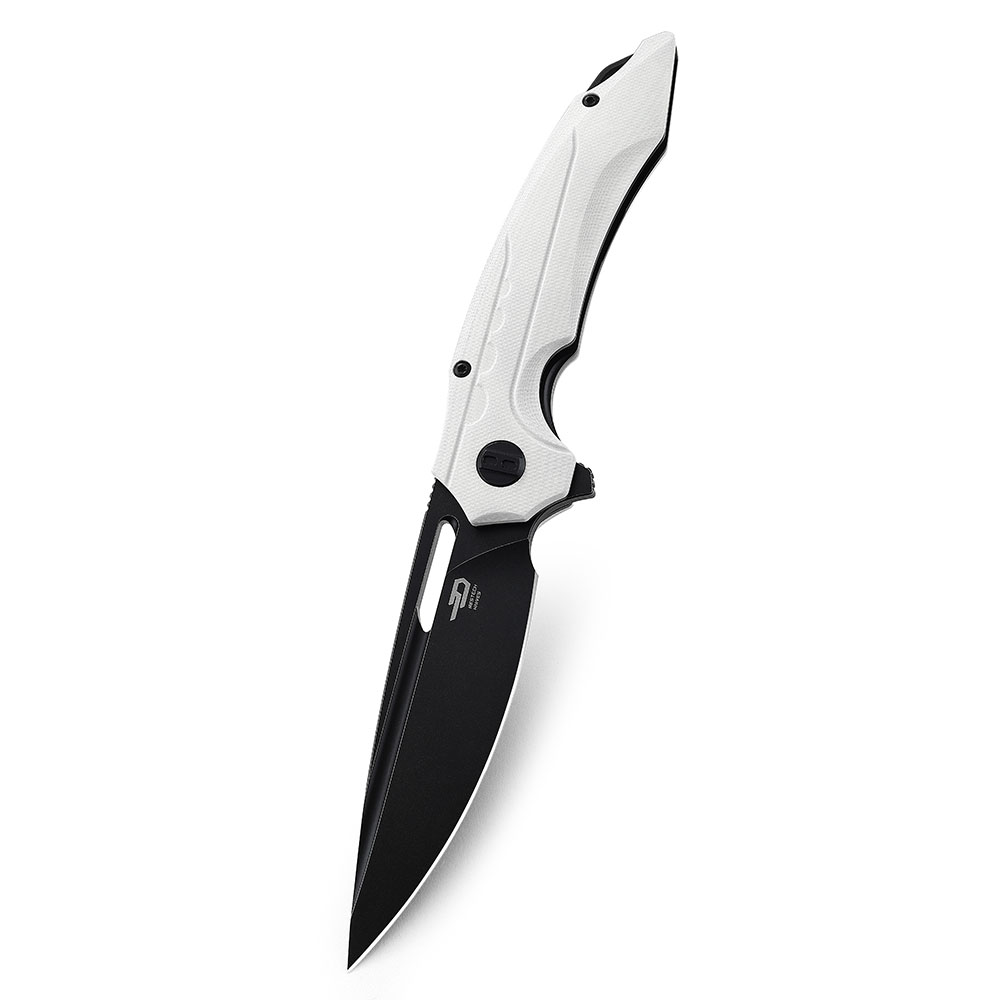 картинка Нож Bestech Ornetta сталь D2, рукоять G10 белая