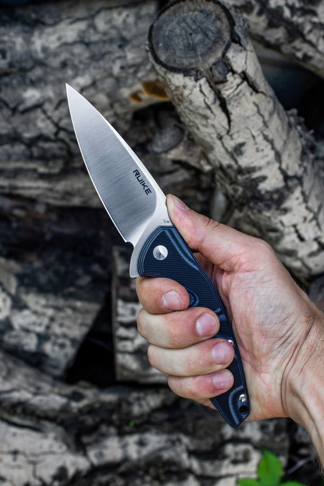 картинка Нож Ruike Fang P105 черно-синий