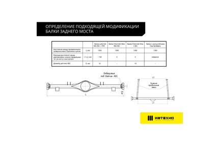 картинка Мост задний Нива 765мм усиленный