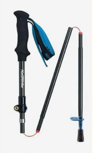 картинка Палки треккинговые, карбон, ST07, фиолетовые, для ходьбы (2 шт.)