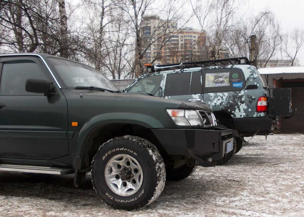 картинка Передний силовой бампер без кенгурина "Спорт" Nissan Patrol