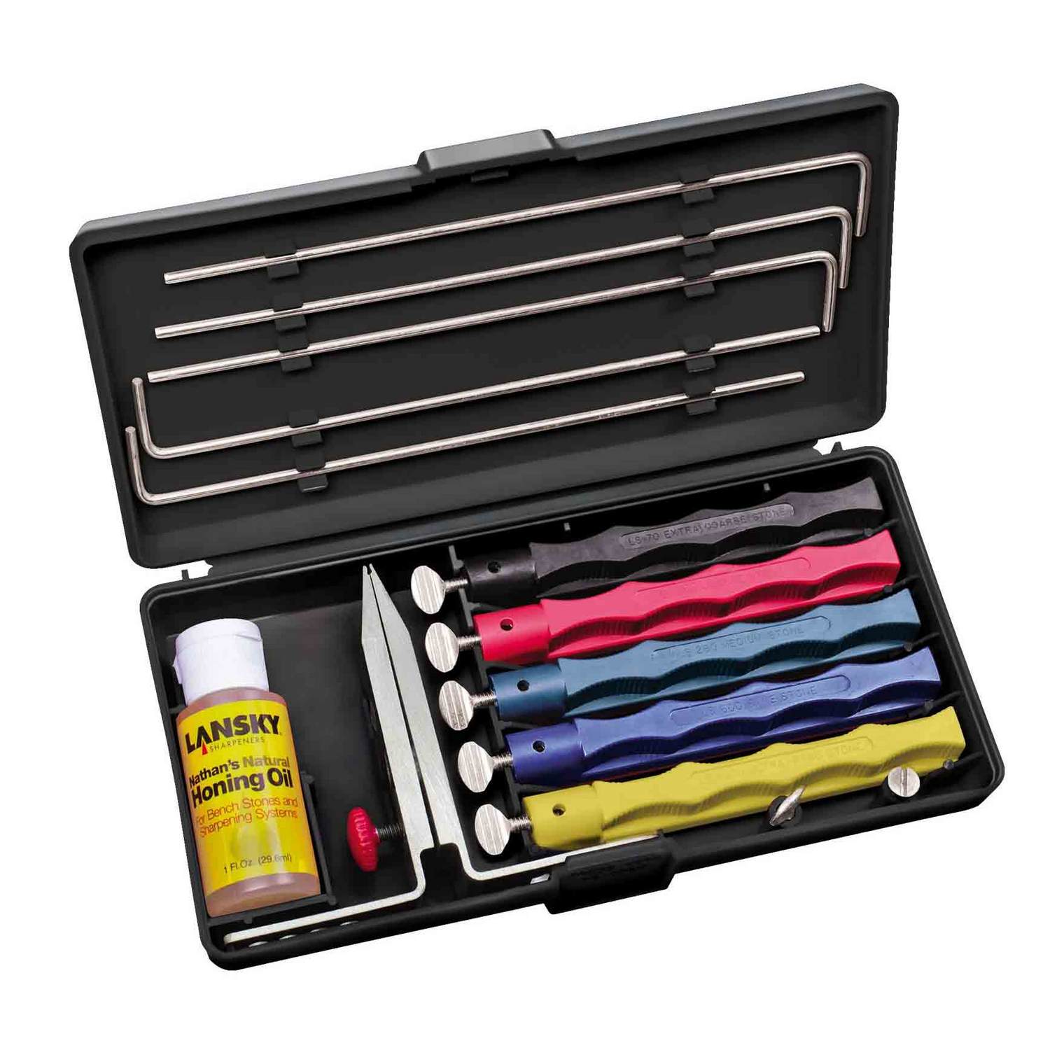 картинка Точилка для ножей Lansky Deluxe Knife Sharpening System LNLKCLX