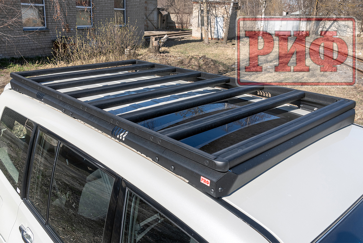 картинка Багажник экспедиционный Mitsubishi Pajero IV 1150x2080 ммплатформа алюминиевый РИФ