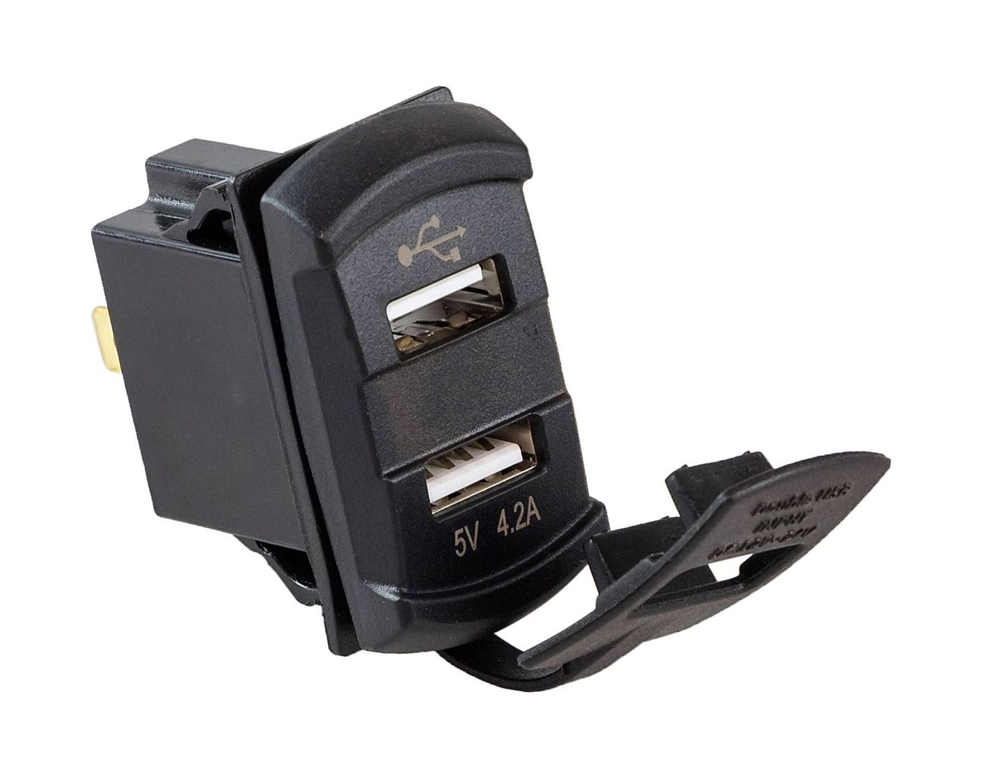 картинка Разъем USB 5В 4.2А и вольтметр