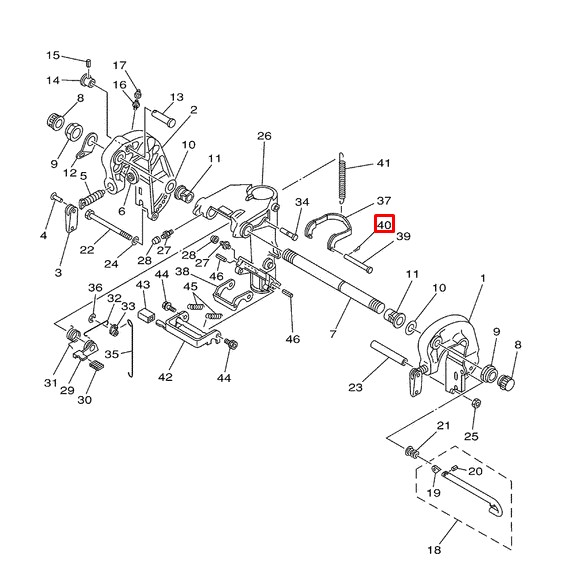 картинка Шплинт 1,3х15мм Yamaha (YUELANG)