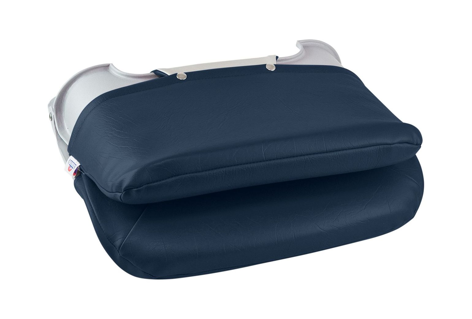 картинка Кресло складное мягкое SKIPPER, цвет серый/синий