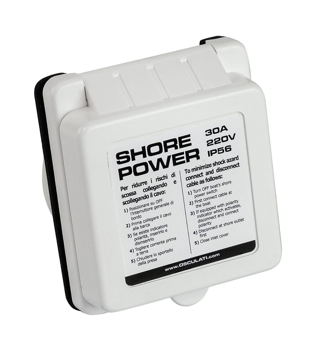 картинка Розетка берегового питания, 30 А