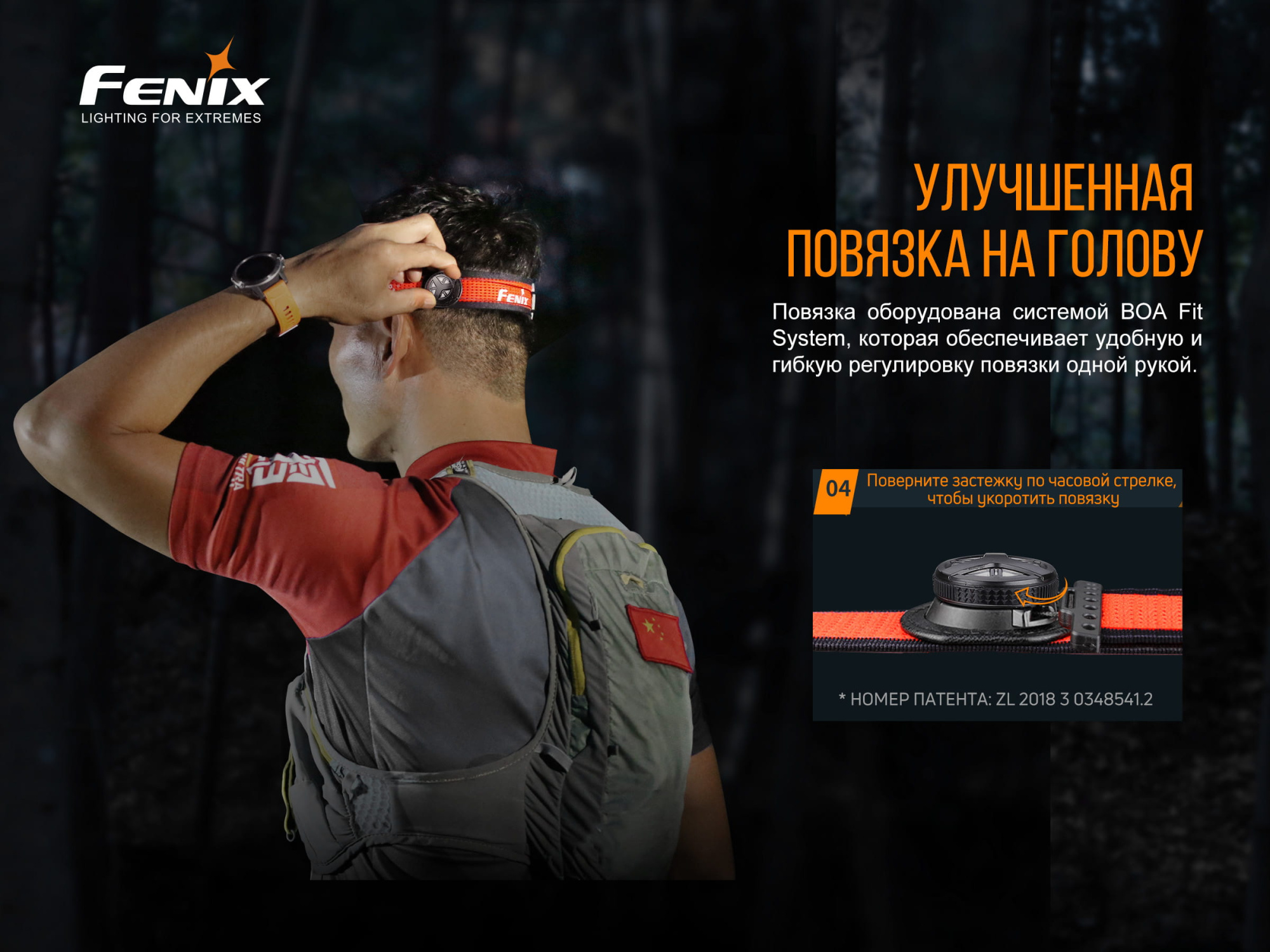 картинка Налобный фонарь Fenix HM65R-T Cree XP-G2 S3, черный