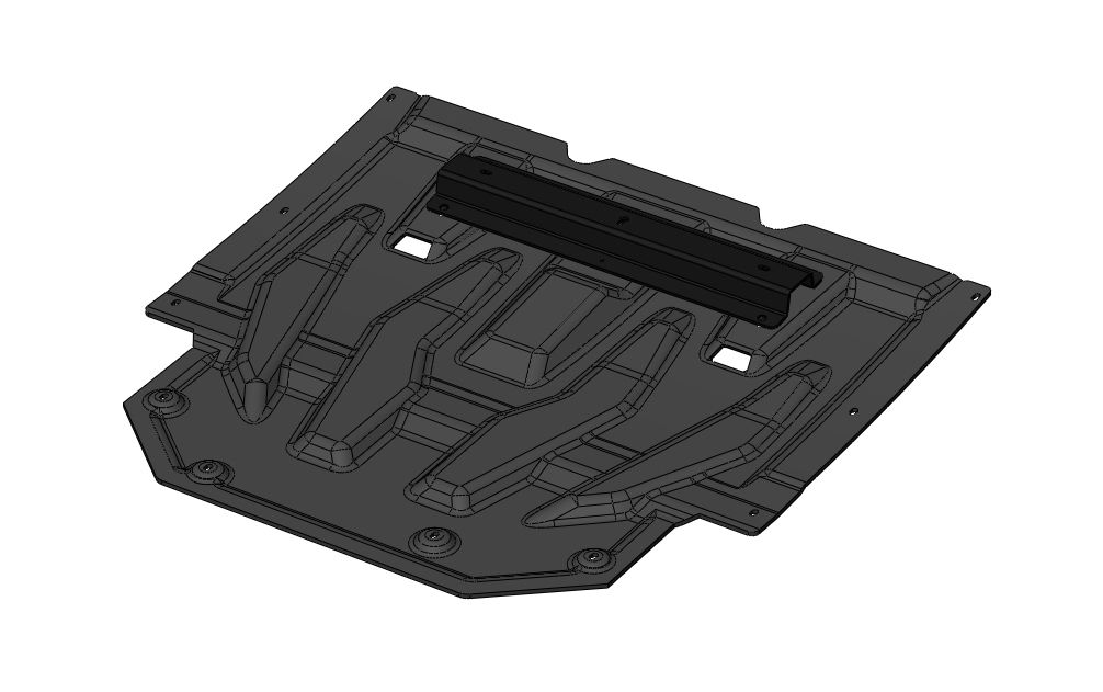 картинка ЗАЩИТА КАРТЕРА ДВИГАТЕЛЯ И КПП GAC GS3 (2024-) (Композит 6 мм) 51.02k