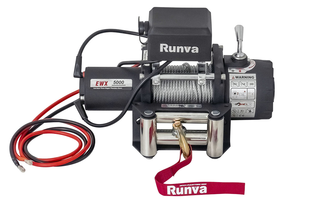 картинка Лебедка Runva 5000 12В 2268 кг сталь