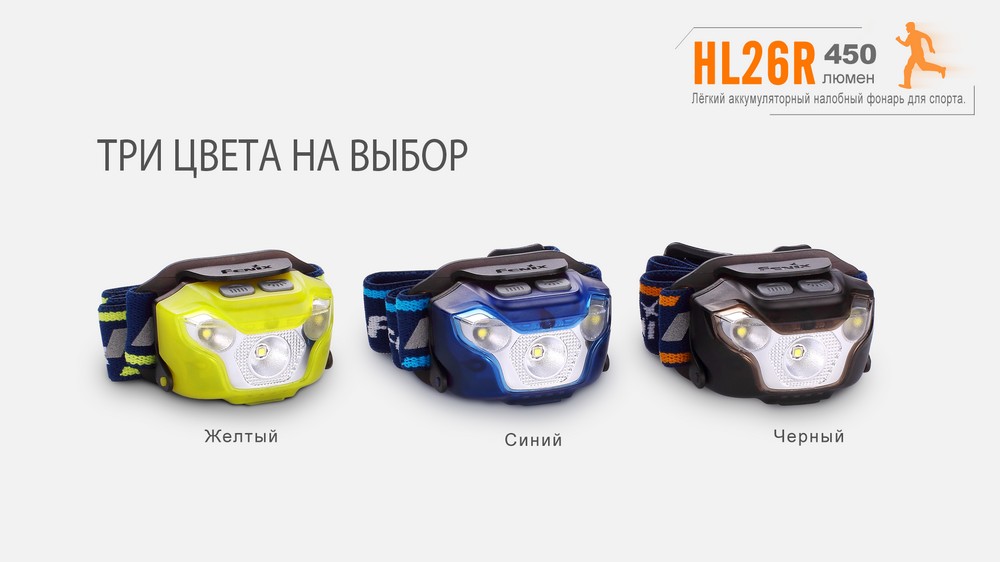 картинка Налобный фонарь Fenix HL26R голубой