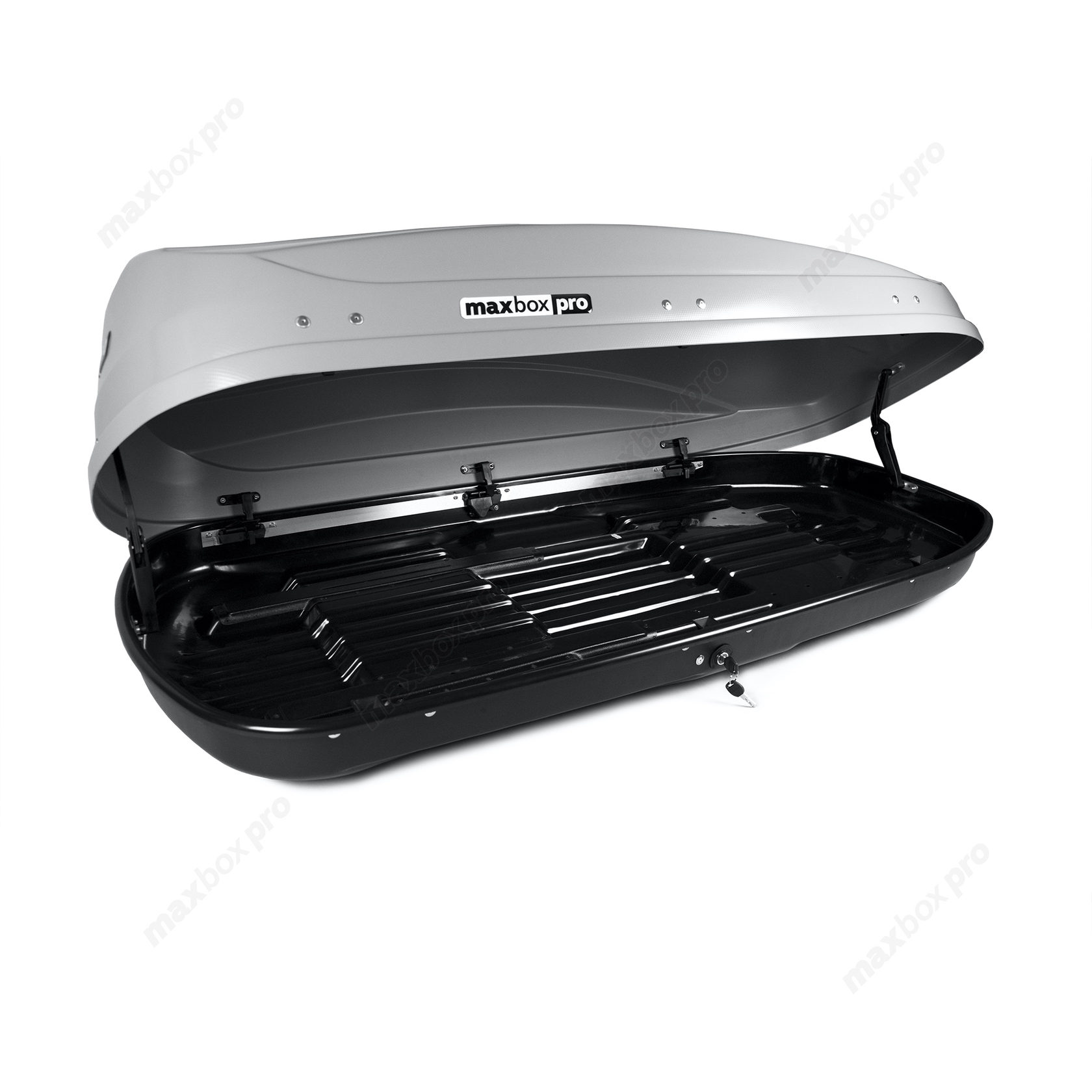 Автобокс MaxBox PRO 460 (средний) карбон серый
