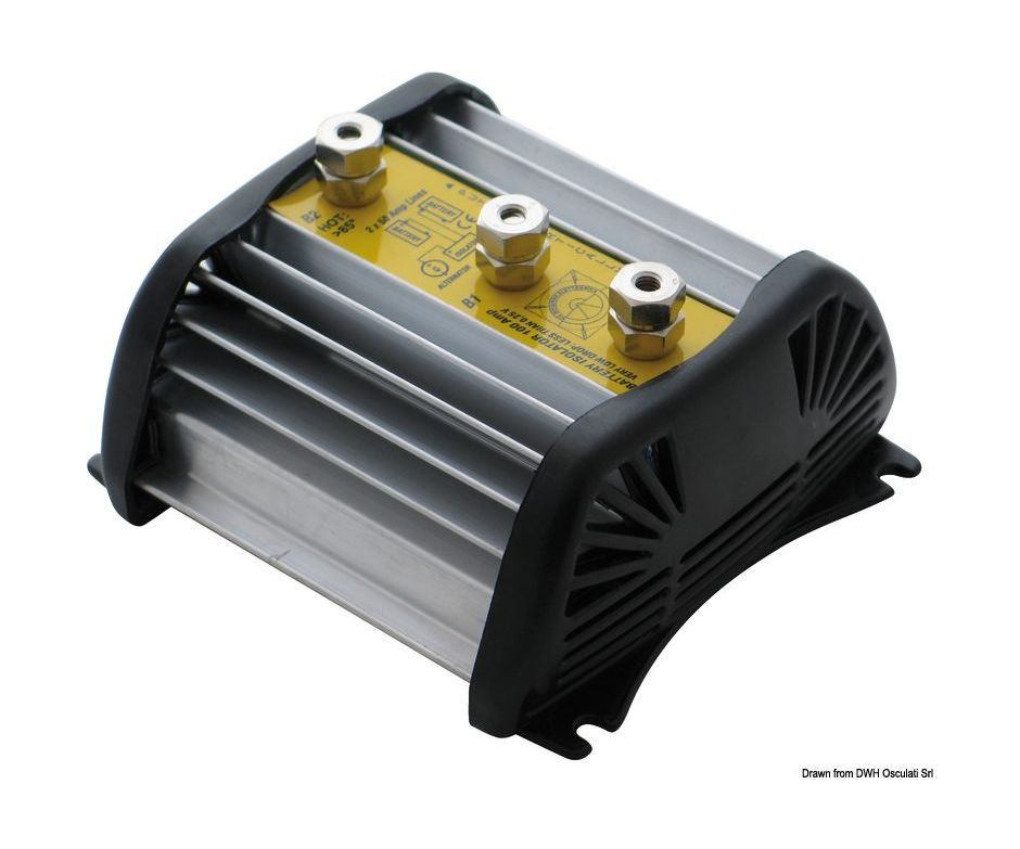 картинка Зарядный изолятор, 70 A, 2 аккумулятора, 65x127x136 мм