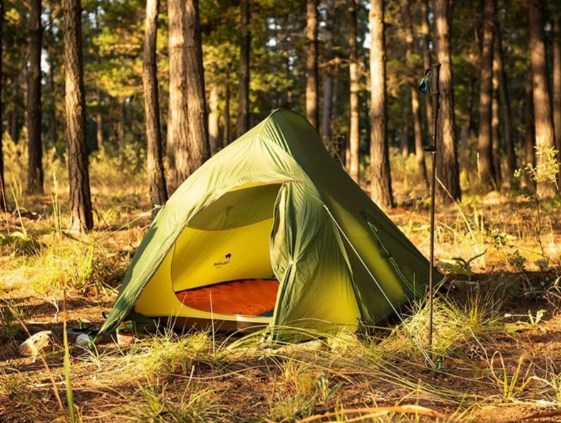 Коврик надувной Naturehike 195х59х6,5 см, оранжевый