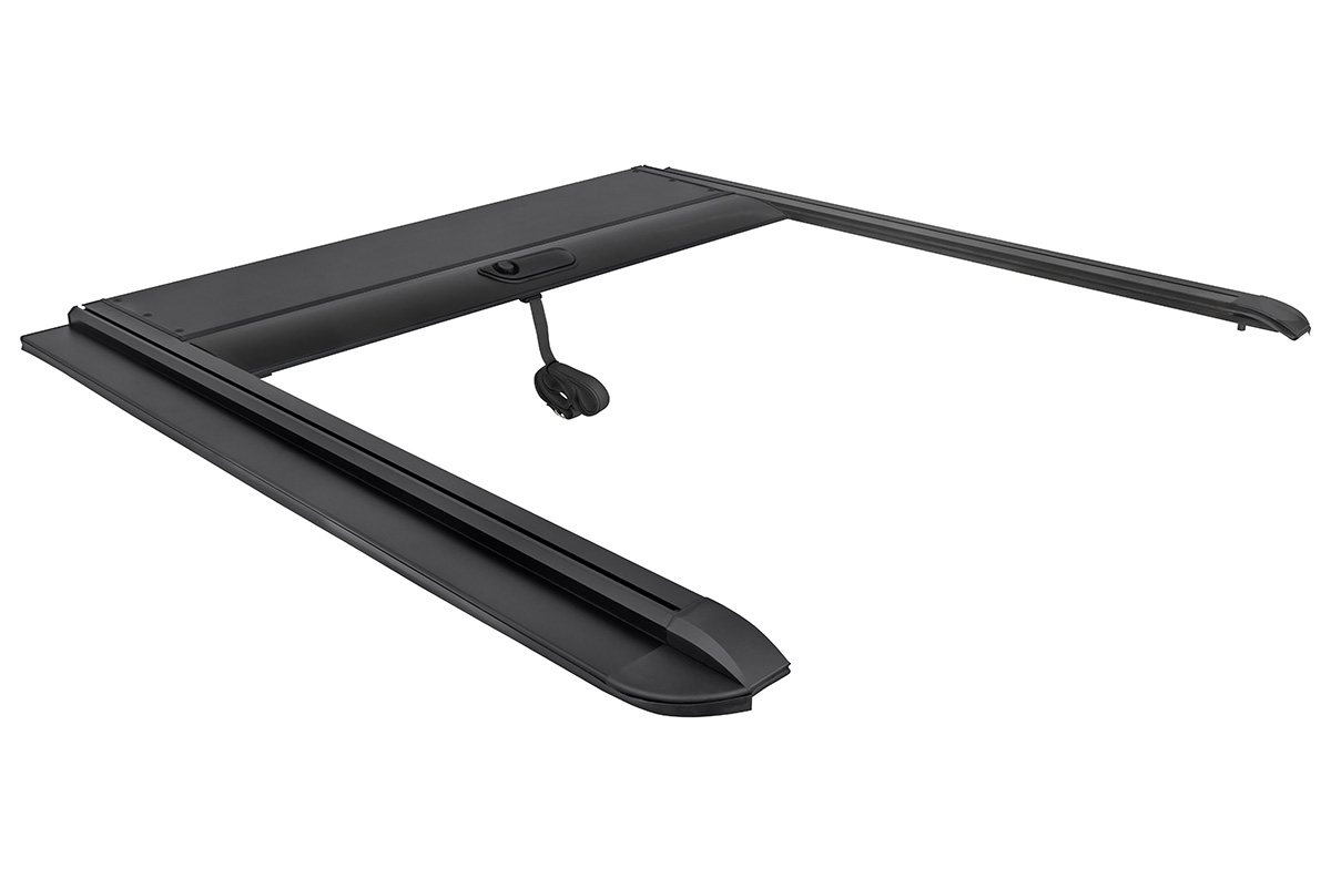 картинка Крышка кузова Dongfeng DF6, роллета раздвижная, алюминиевая, черная