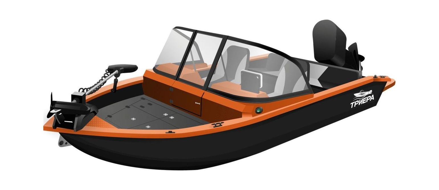 Алюминиевая лодка, ТРИЕРА 460 FISH с Suzuki DF60ATL