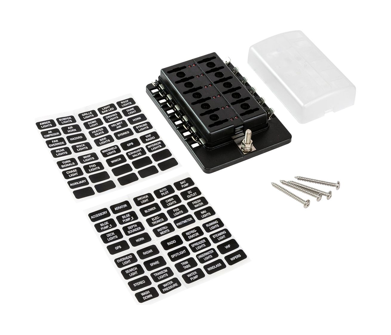 картинка Блок на 12 предохранителей, Marine Rocket