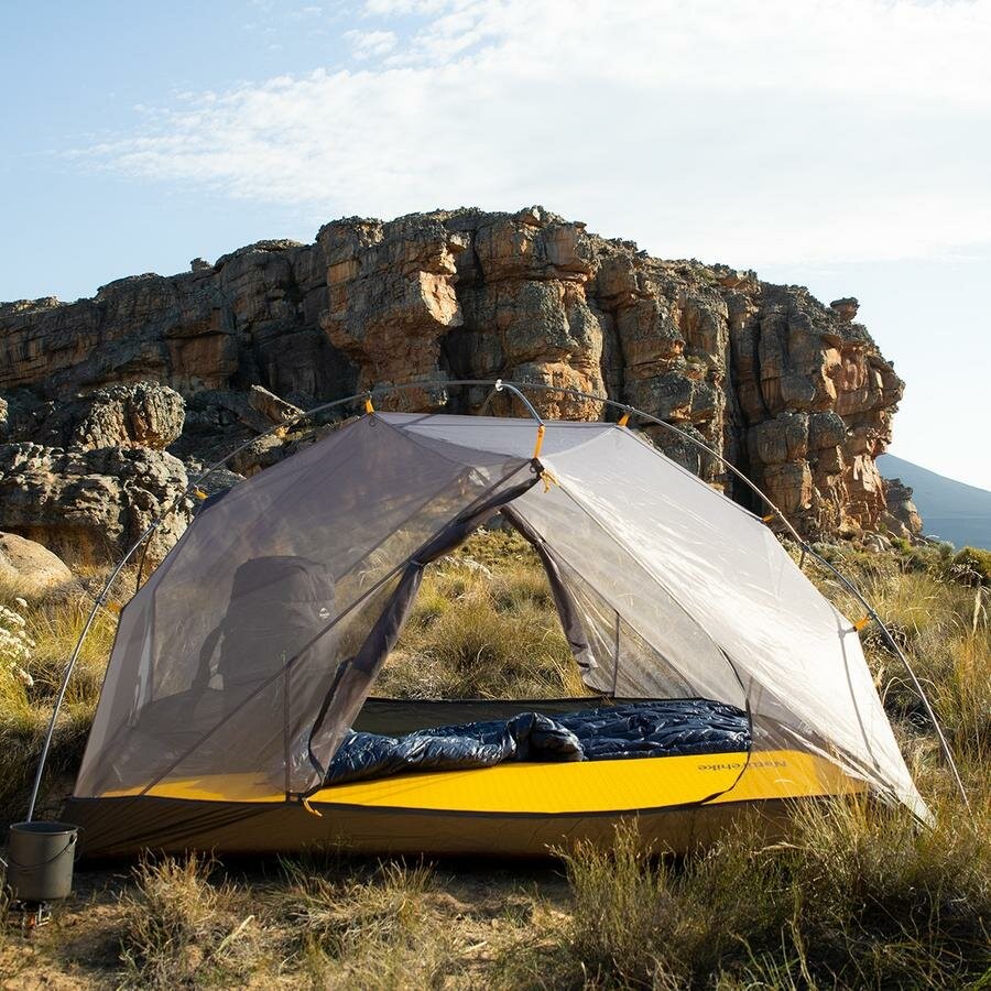 картинка Палатка  Naturehike Mongar NH17T007-M  20D,двухместная сверхлегкая, зелено-белая, 6927595726051