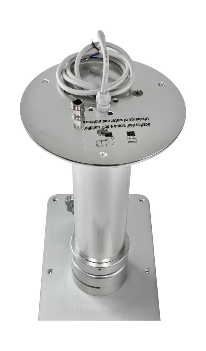 картинка Стойка столешницы электрическая 1 ступень 465-715 мм, основание 250 мм