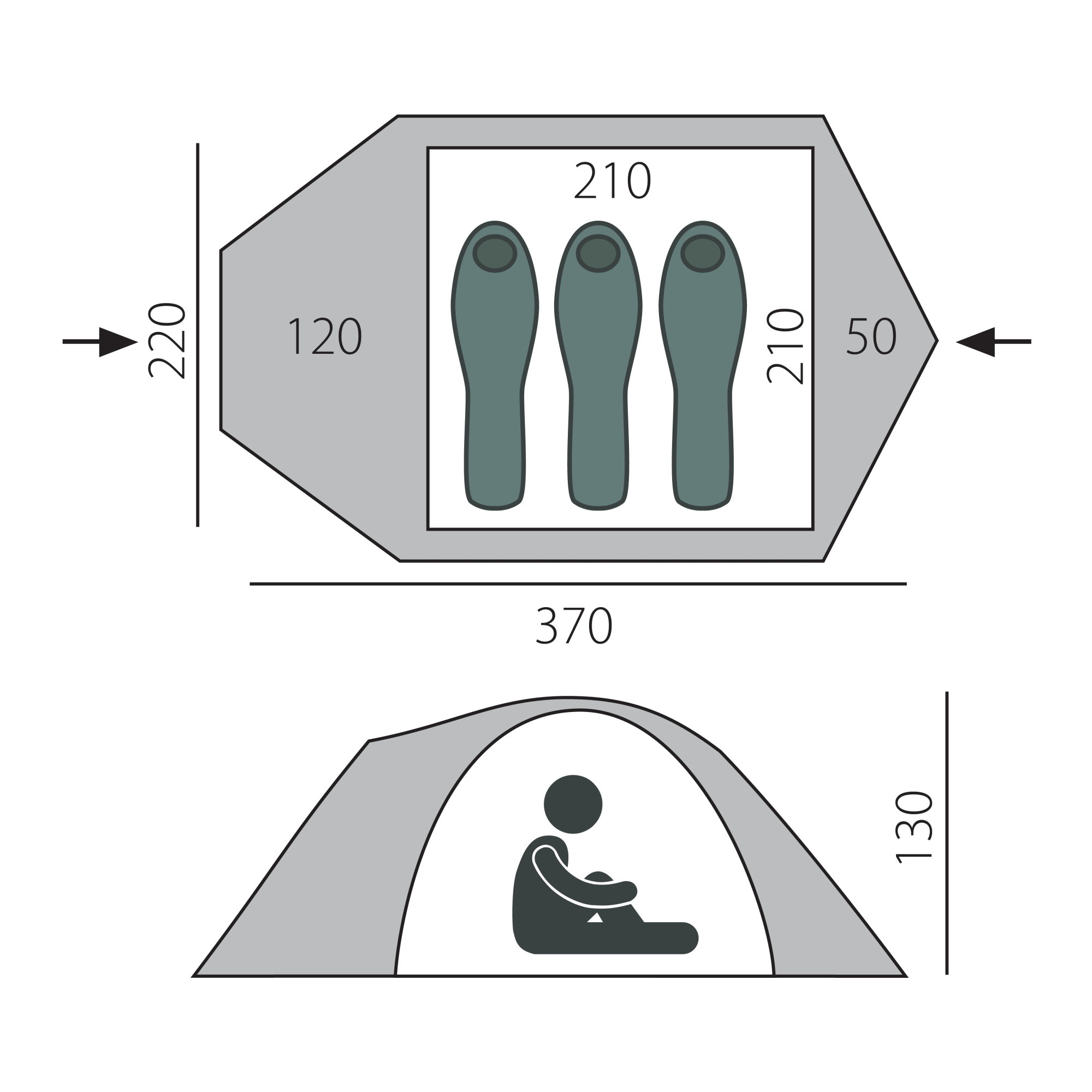 картинка Палатка BTrace CHALLENGE 3