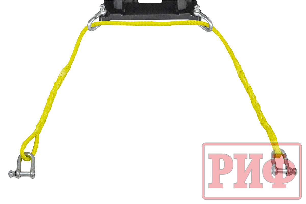 картинка Переносная лебедка РИФ 9500SR c облегчённой площадкой и проводами синт. трос