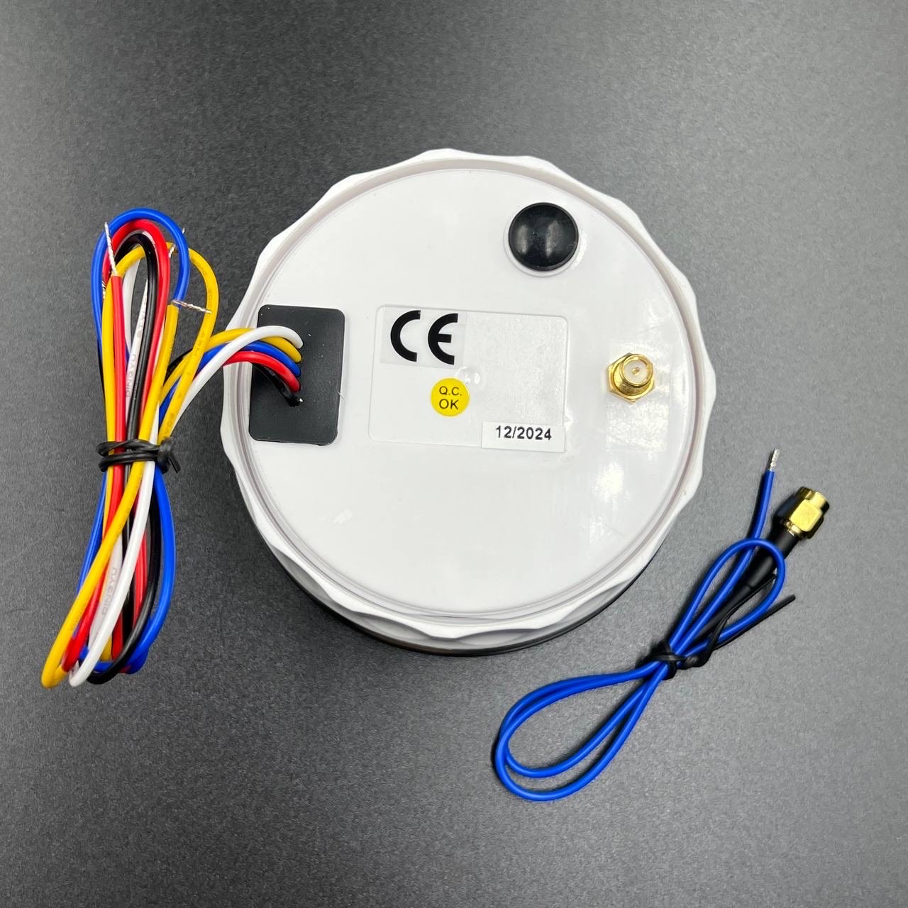 картинка Прибор многофункциональный электронный 6в1 (д.85мм; черный, хромированный ободок) (DEPO)