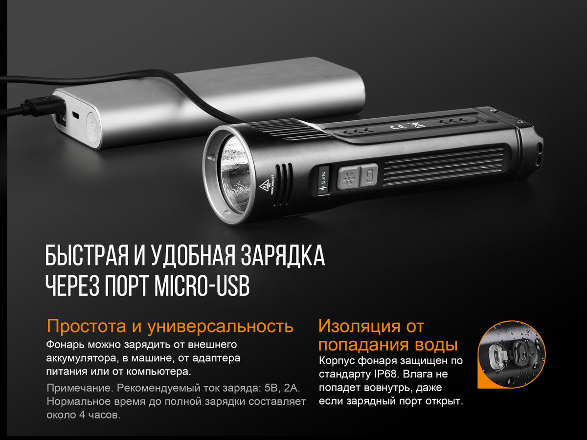 Фонарь Fenix UC52 2018 Cree XHP70 LED