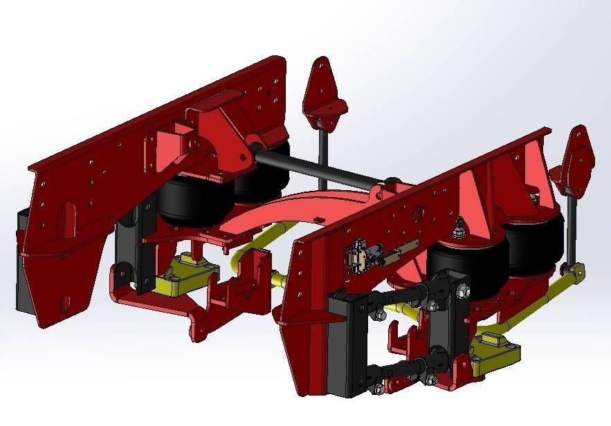 картинка Задняя пневматическая подвеска 4-рычажная Silverado 4500/5500/6500