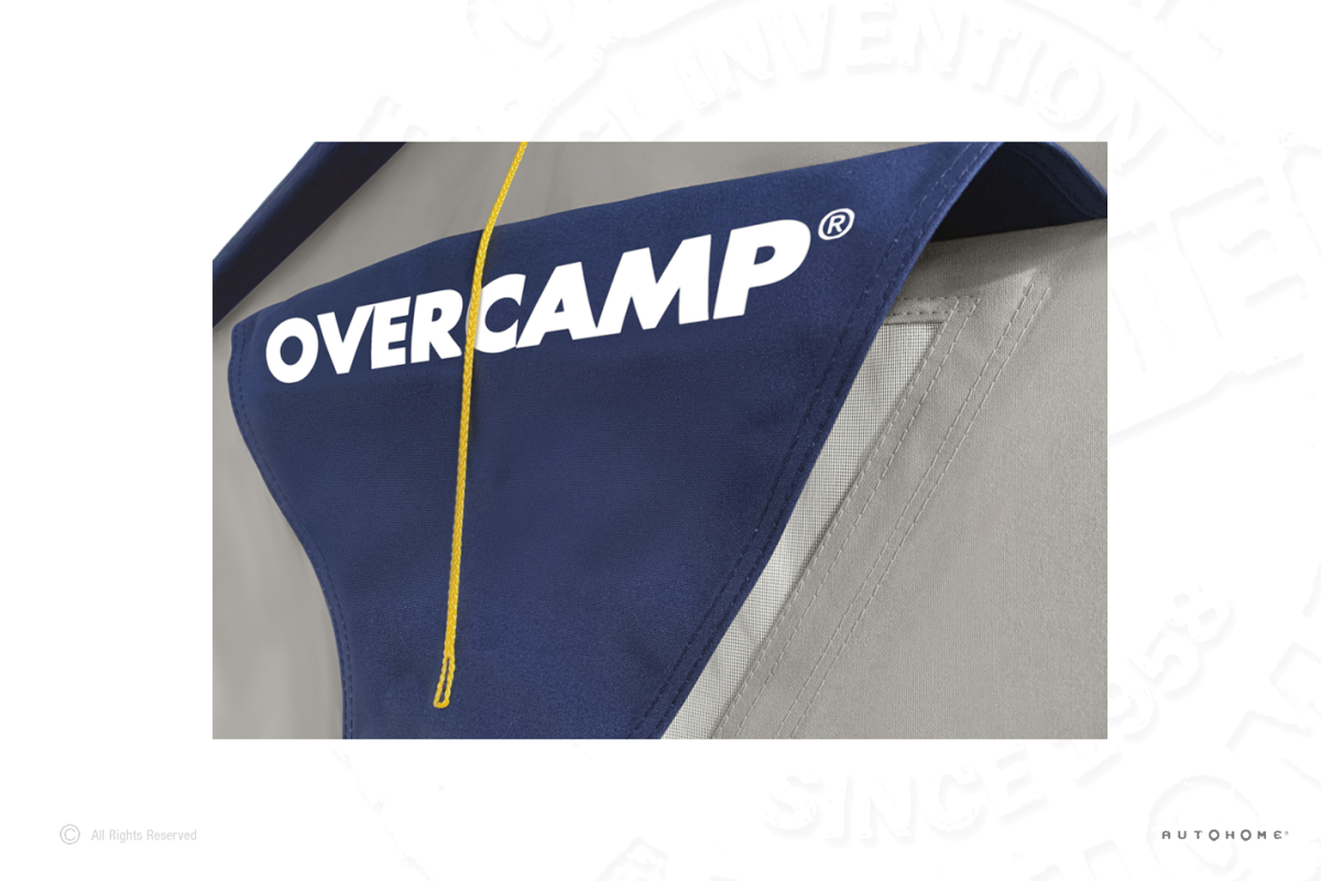 картинка Автопалатка OVERCAMP MEDIUM тент синий, лестница 215 мм