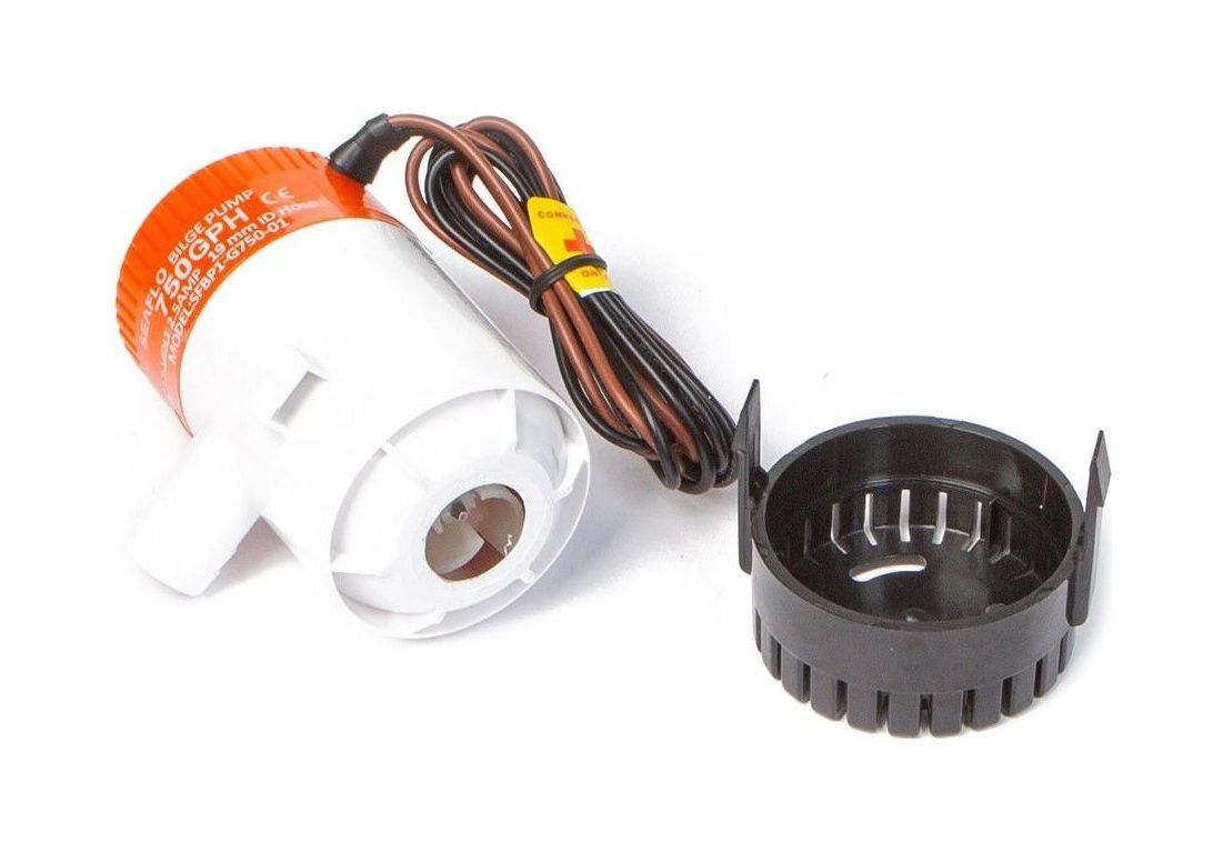 картинка Помпа осушительная 12 В, 750GPH (2838,75 л/час), SeaFlo