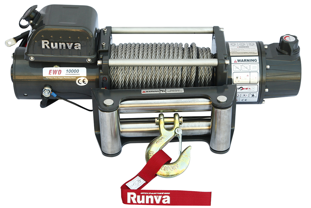 картинка Лебедка Runva 10000 lbs, 12В 4500кг двухскоростная