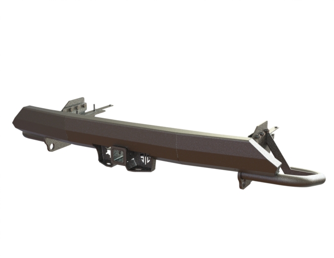 картинка Бампер задний Mitsubishi Pajero Sport 2021+ ОБЛЕГЧЕННЫЙ