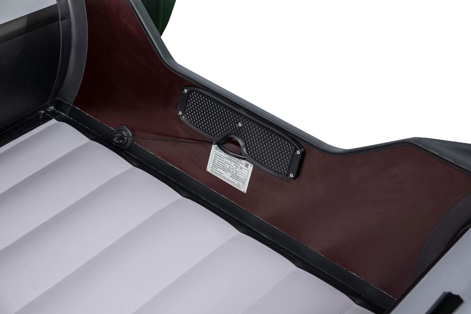 картинка Надувная лодка ПВХ, RiverBoats RB 410 НДНД, ф/б, черно-серый