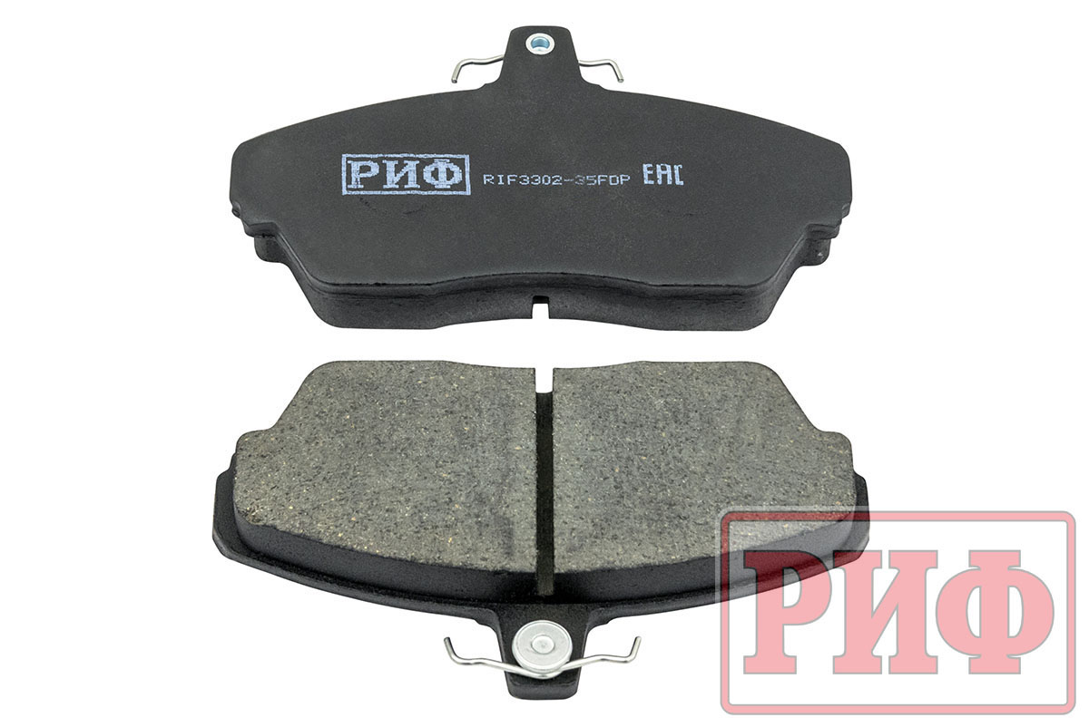 картинка Колодки тормозные передние РИФ ГАЗ Соболь (3302-3501090)
